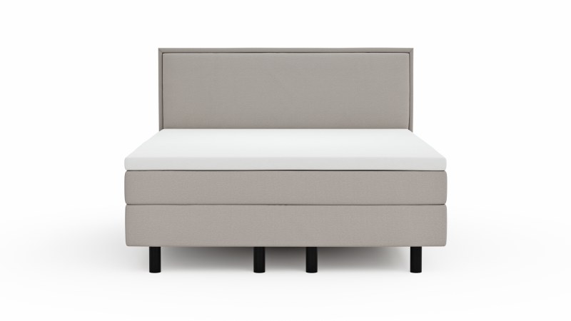 Boxspringbett Valencia - Liegefläche ca. 160x200 cm, Stoff, Mauve