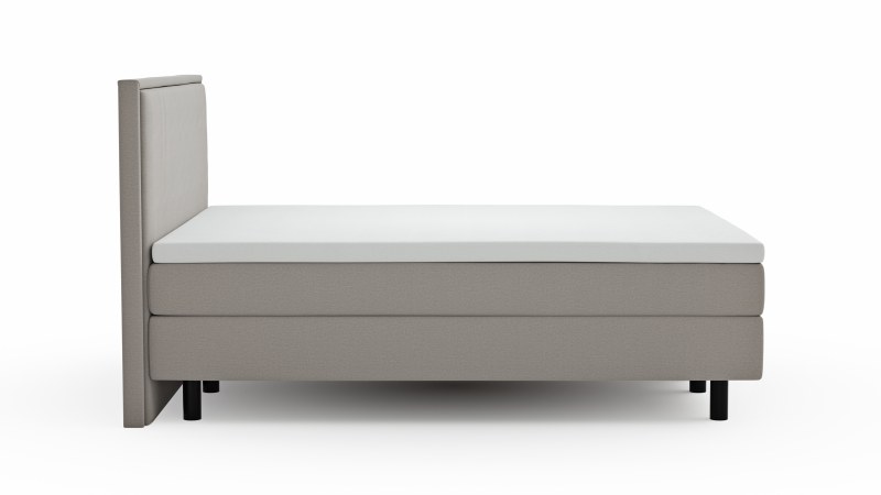 Boxspringbett Valencia - Liegefläche ca. 160x200 cm, Stoff, Mauve