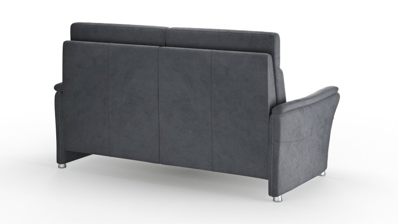 Sofa Arima H - 2,5-Sitzer, Stoff, Steingrau