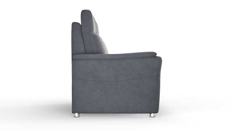 Sofa Arima H - 2,5-Sitzer, Stoff, Steingrau