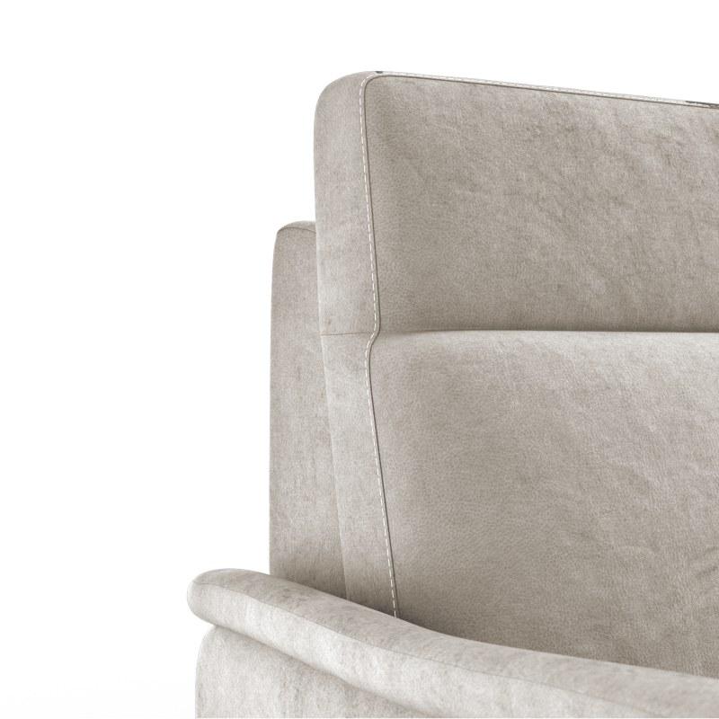 Sofa Arima H - 2,5-Sitzer, Stoff, Beige