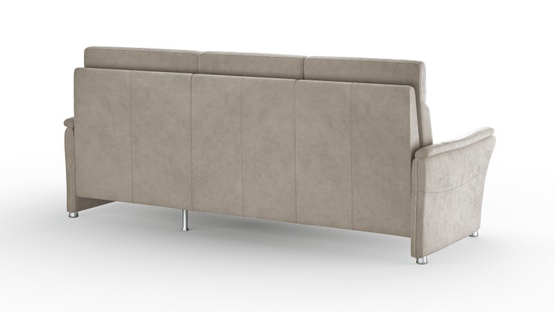 Sofa Arima H - 2-Sitzer mit Longchair rechts, Stoff, Beige