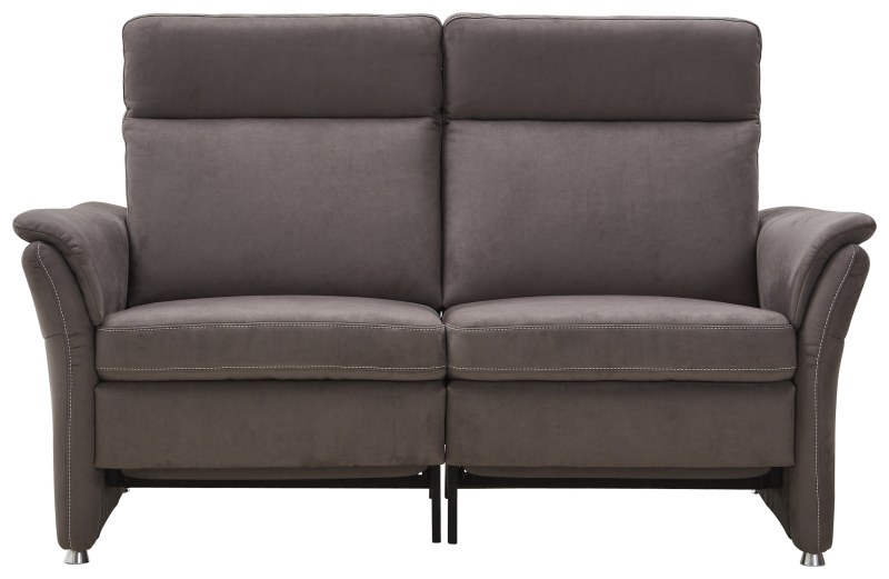 Sofa Arima H - 2-Sitzer, Stoff, Dunkelbraun