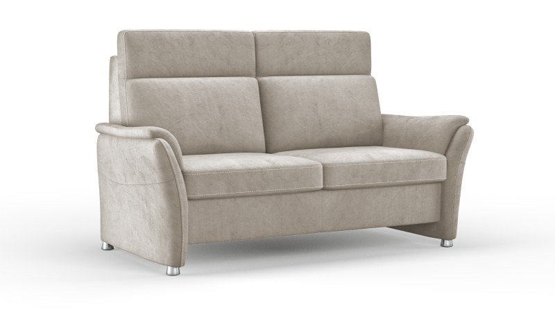 Sofa Arima H - 2-Sitzer, Stoff, Beige