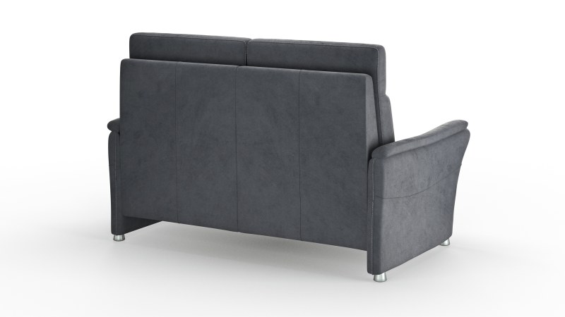 Sofa Arima H - 2-Sitzer, Stoff, Steingrau
