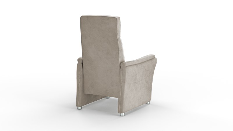 Relaxsessel Arima H - Kopf-/Fußteil/Rückenlehne verstellbar, Stoff, Beige