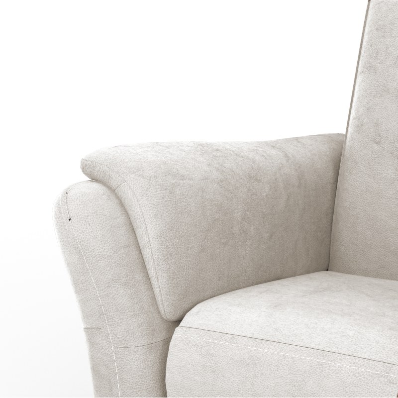 Relaxsessel Arima H - Kopf-/Fußteil/Rückenlehne verstellbar, Stoff, Beige