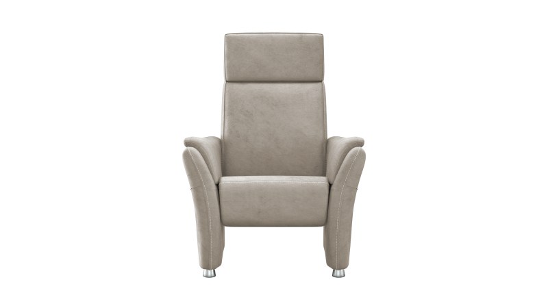 Relaxsessel Arima H - Kopf-/Fußteil/Rückenlehne verstellbar, Stoff, Beige
