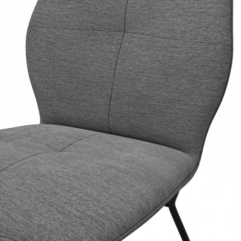 Stuhl Dinner - Stoff, Grau