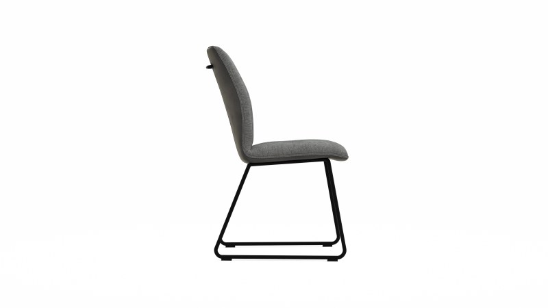 Stuhl Dinner - Stoff, Grau