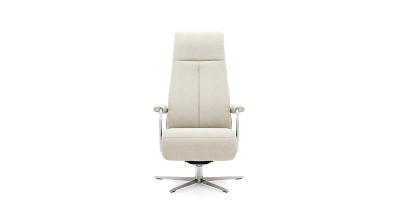 Relaxsessel Rafael - inkl. Relaxfunktion, Stoff, Beige
