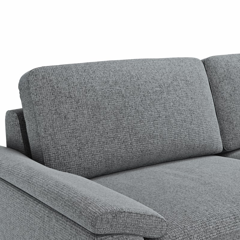 Sofa Oviedo - 3-Sitzer, Stoff, Grau