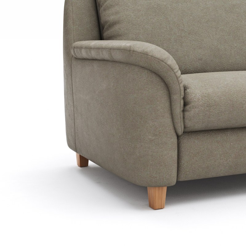 Sofa Cornella Classic - 3-Sitzer, Stoff, Fels