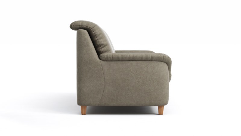 Sofa Cornella Classic - 3-Sitzer, Stoff, Fels
