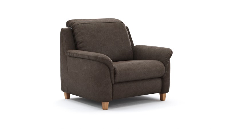 Sessel Cornella Classic - Stoff, Mocca