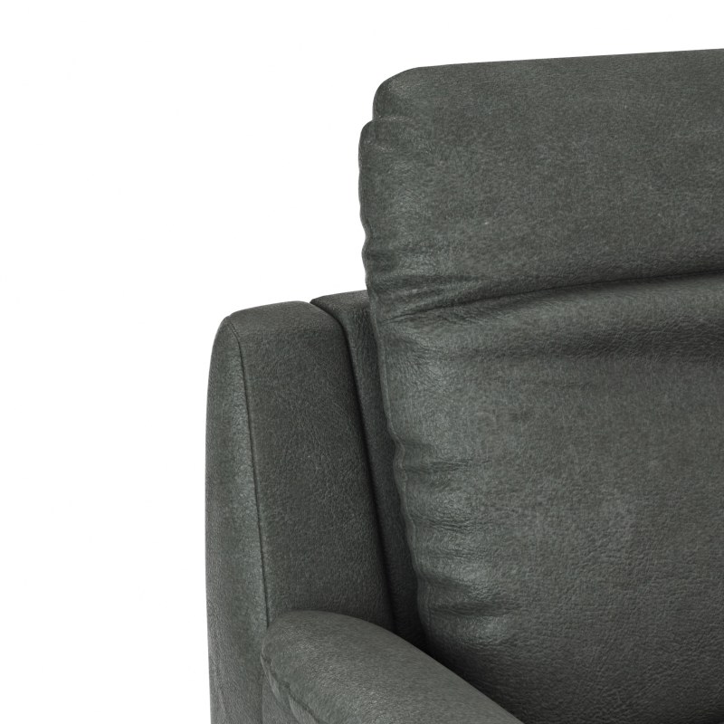 Sessel Cornella Classic - Kopfteil verstellbar, Stoff, Anthrazit