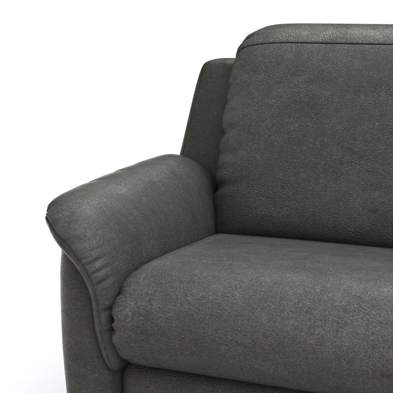 Sessel Cornella Classic - Kopfteil verstellbar, Stoff, Anthrazit