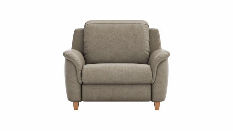 Sessel Cornella Classic - Kopfteil verstellbar, Stoff, Fels
