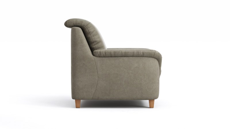 Sessel Cornella Classic - Kopfteil verstellbar, Stoff, Fels
