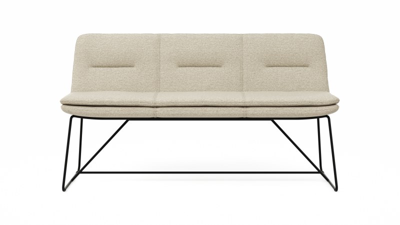Polsterbank Macano - B ca. 160 cm, Stoff, Beige