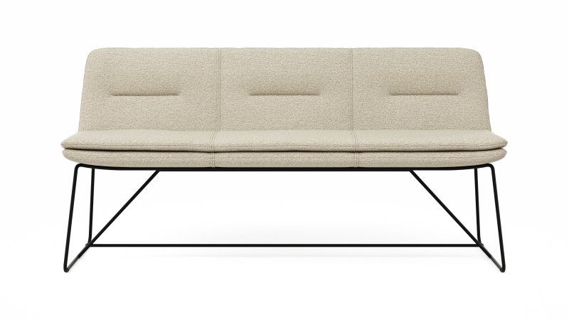 Polsterbank Macano - B ca. 180 cm, Stoff, Beige