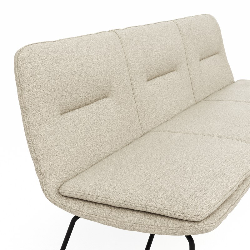 Polsterbank Macano - B ca. 200 cm, Stoff, Beige