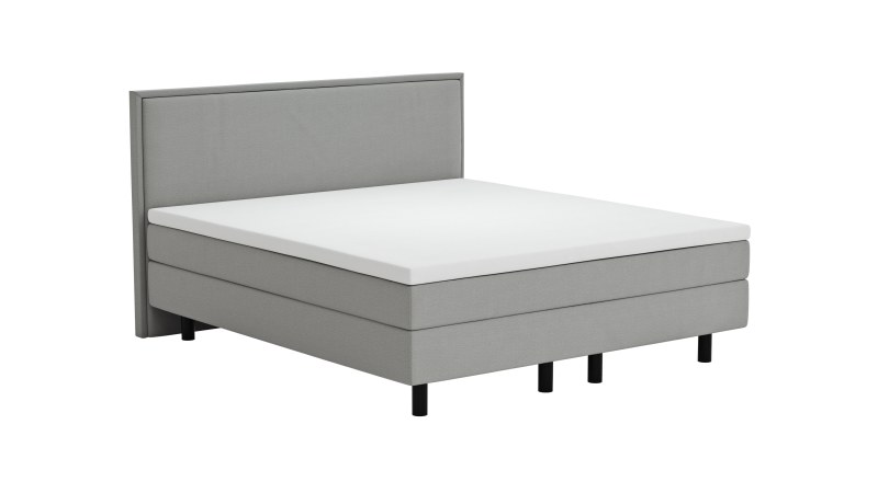 Boxspringbett Valencia - Liegefläche ca. 180x200 cm, Stoff, Zink