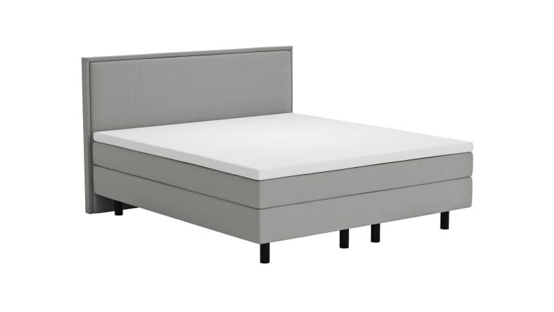 Boxspringbett Valencia - Liegefläche ca. 180x200 cm, Stoff, Zink