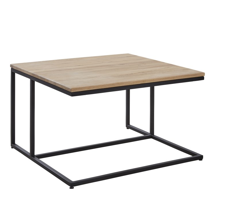 Couchtisch Albany - LBH ca. 75x75x45 cm, Eiche massiv