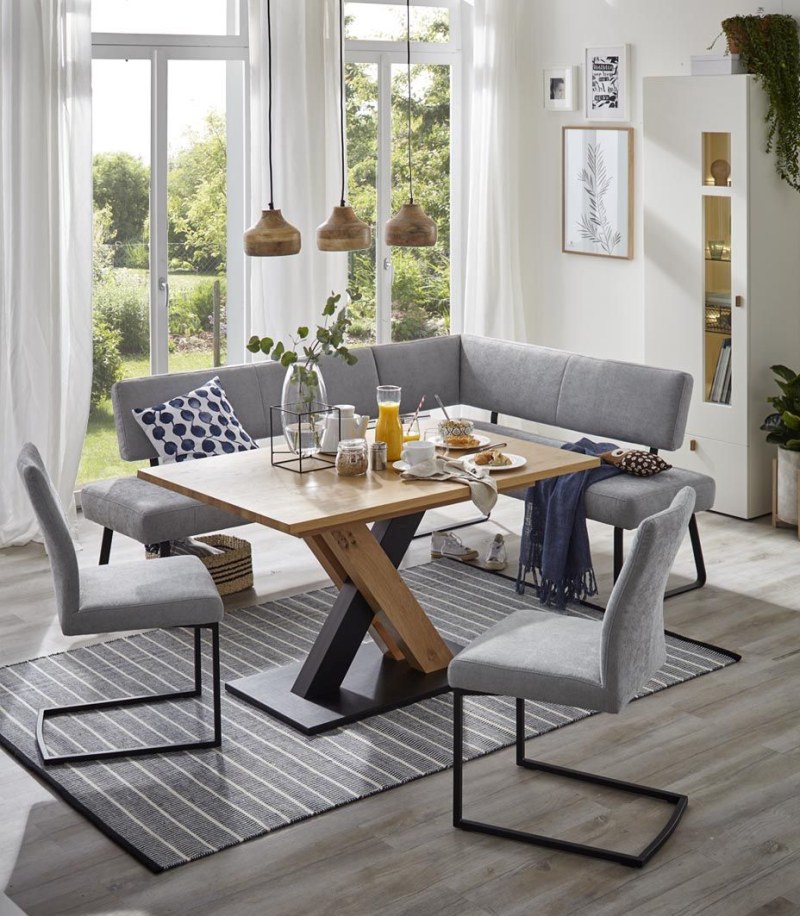 Esstisch Dinner - ausziehbar, LB ca. 130x90cm, Wildeiche massiv