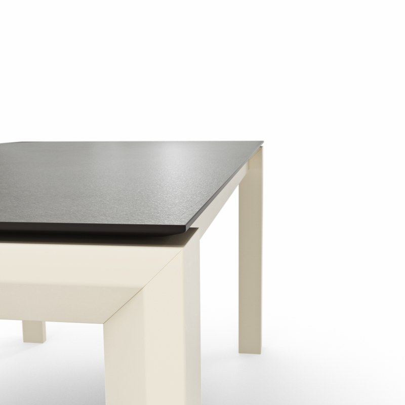 Esstisch 5000 - LB ca. 180x100 cm, Kunststoff, Dunkelgrau