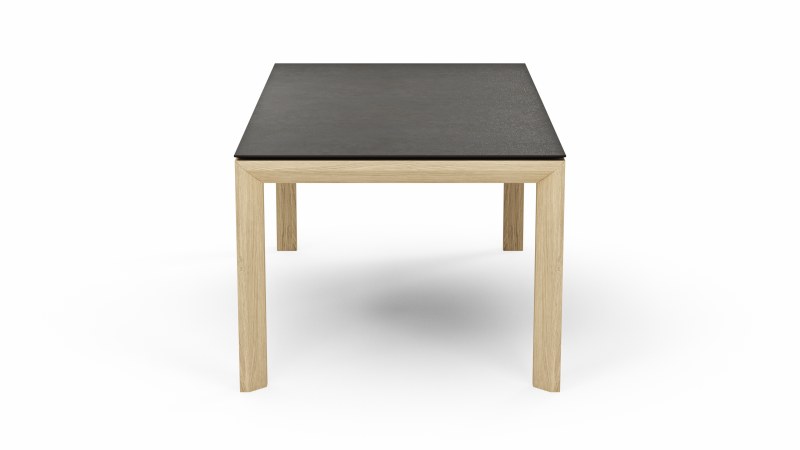 Esstisch 5000 - verlängerbar, LB ca. 180x100 cm, Kunststoff, Schwarz