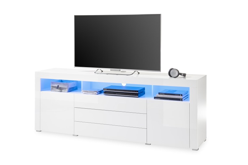 TV-Sideboard - Weiß
