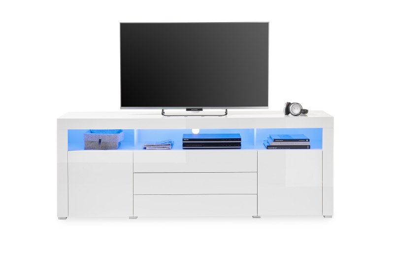 TV-Sideboard - Weiß
