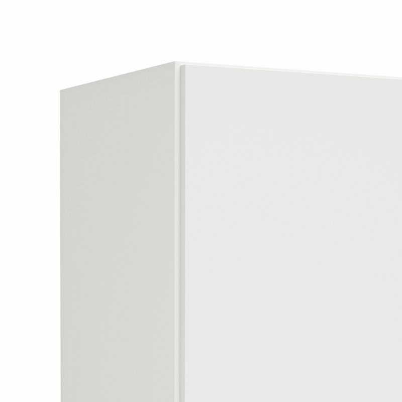 Drehtürenschrank Viana - B. ca. 200 cm, Lack, Weiß