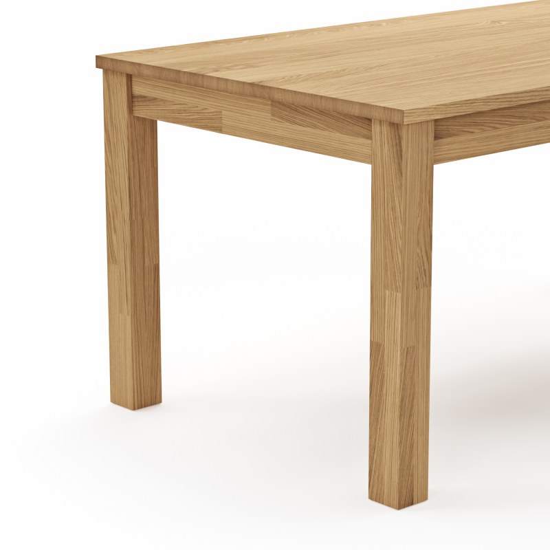 Esstisch Dinner - LB ca. 140x90 cm, Wildeiche massiv