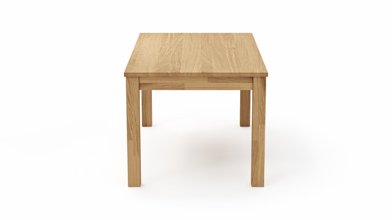 Esstisch Dinner - LB ca. 160x90 cm, Wildeiche massiv