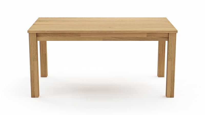 Esstisch Dinner - verlängerbar, LB ca. 160x90 cm, Wildeiche massiv