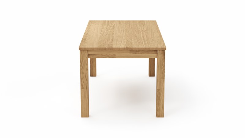 Esstisch Dinner - verlängerbar, LB ca. 180x90 cm, Wildeiche massiv