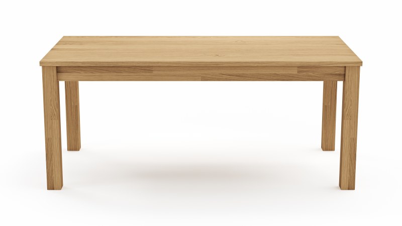 Esstisch Dinner - verlängerbar, LB ca. 180x90 cm, Wildeiche massiv