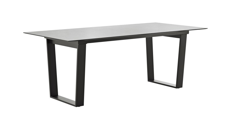 Esstisch Dinner - LB ca. 200x95 cm, Kunststoff, Hellgrau