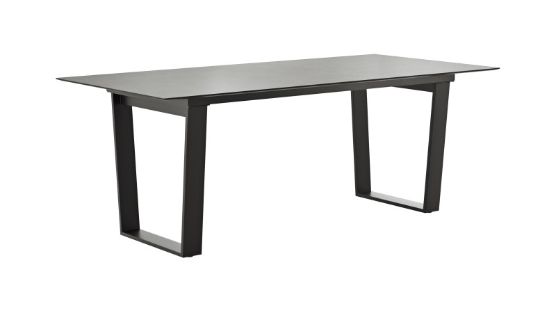 Esstisch Dinner - LB ca. 200x95 cm, Kunststoff, Grau