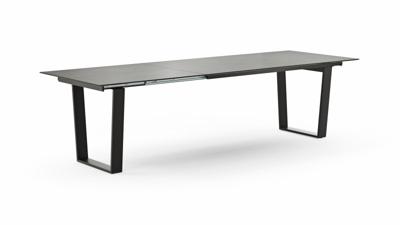 Esstisch Dinner - verlängerbar, LB ca. 180x95 cm, Kunststoff, Grau