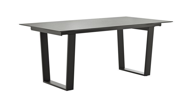 Esstisch Dinner - verlängerbar, LB ca. 180x95 cm, Kunststoff, Grau