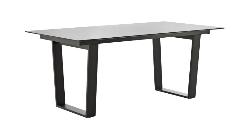 Esstisch Dinner - LB ca. 180x95 cm, Kunststoff, Hellgrau