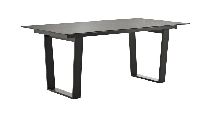 Esstisch Dinner - LB ca. 180x95 cm, Kunststoff, Dunkelgrau