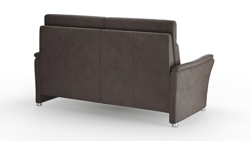 Sofa Arima H - 2,5-Sitzer, Stoff, Dunkelbraun