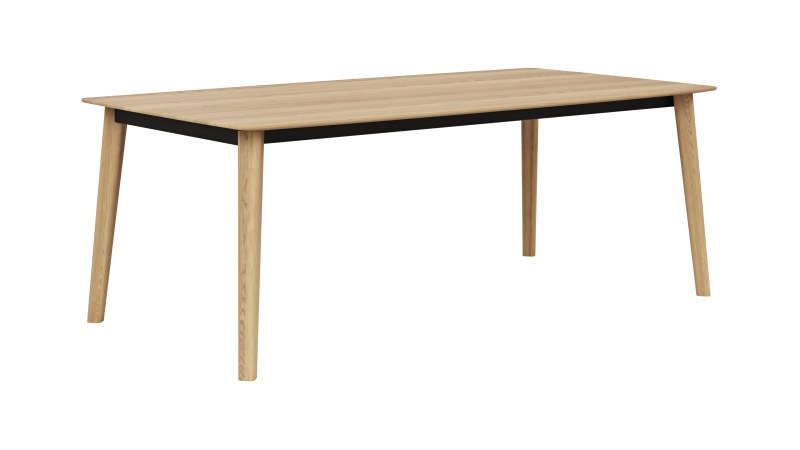 Esstisch Saltino - ausziehbar, LB ca. 200x100 cm, Eiche massiv