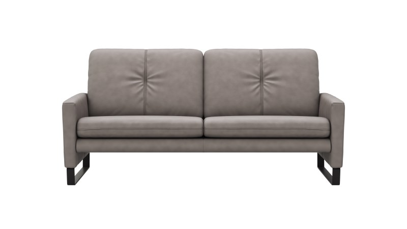 Sofa Tenero - 2,5-Sitzer, Stoff, Grau