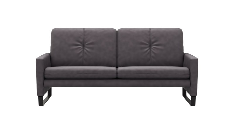Sofa Tenero - 2,5-Sitzer, Stoff, Anthrazit